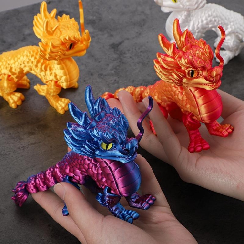 3D Printing Viral - 3D-geprint beweegbaar Kylin-figuurtje, virale realistische simulatiemodel,