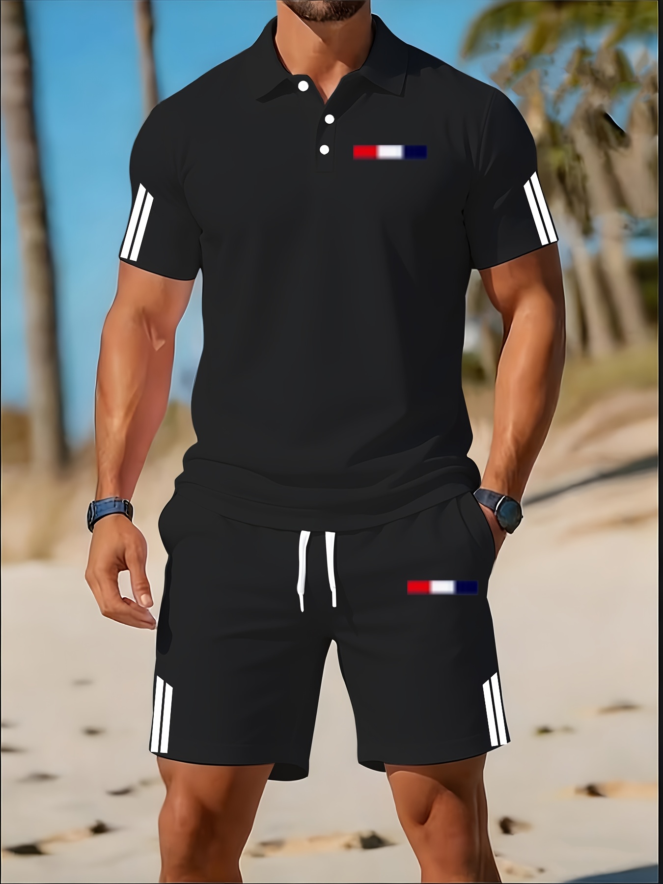 3D Printing Designing - 2026 Zomer Heren Polo Shirt Set