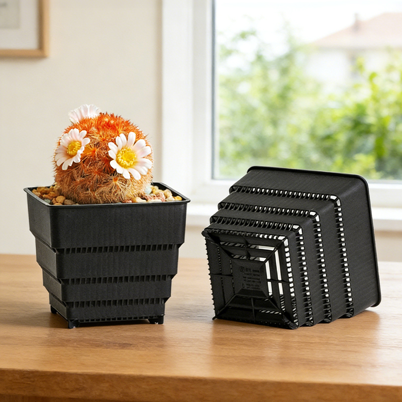 3D Printing Pot - MESHPOT vierkante potten van 6 stuks
