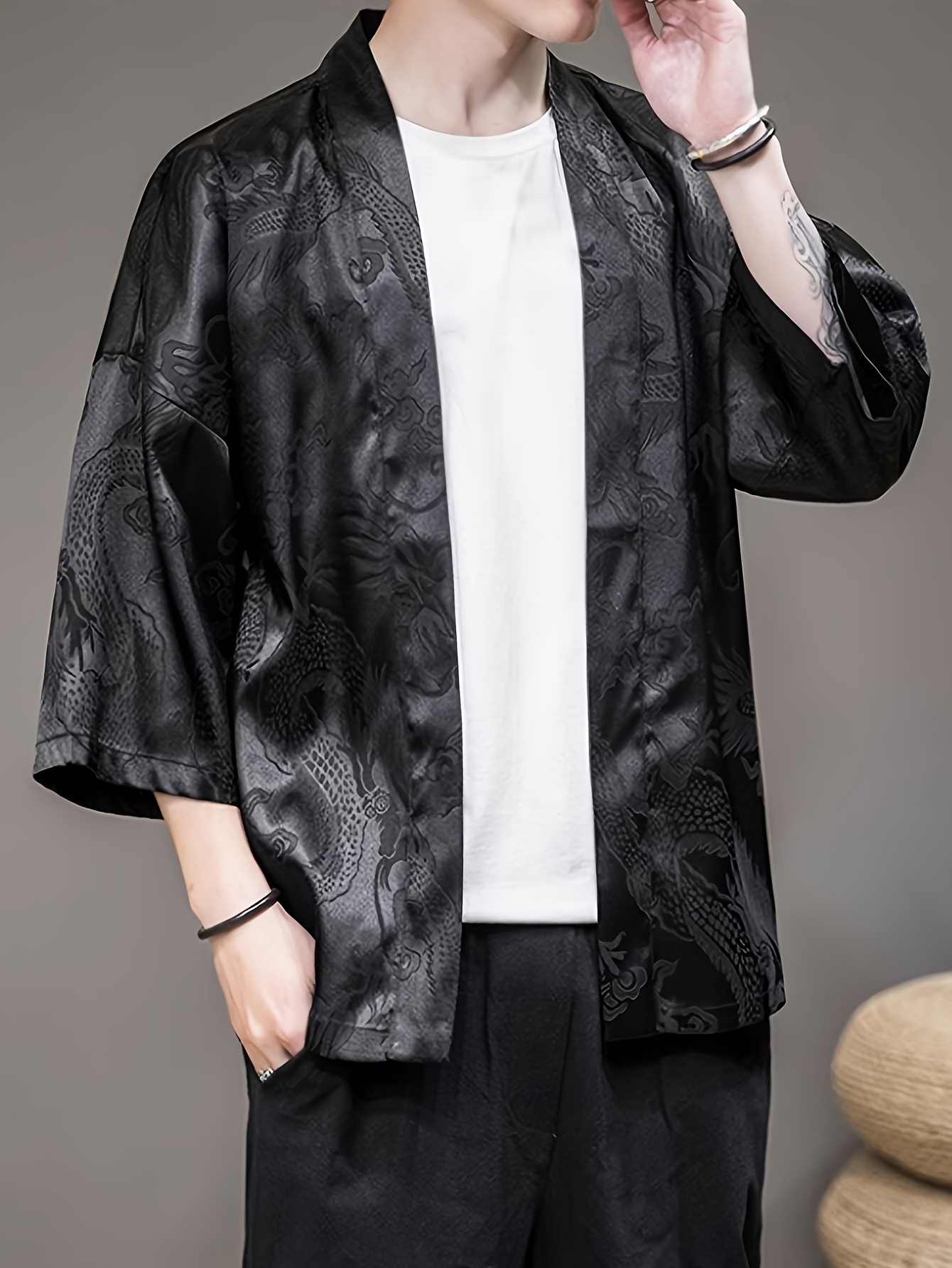 3D Printing Designing - 2026 Zomer Heren Kimono 3D Geprint