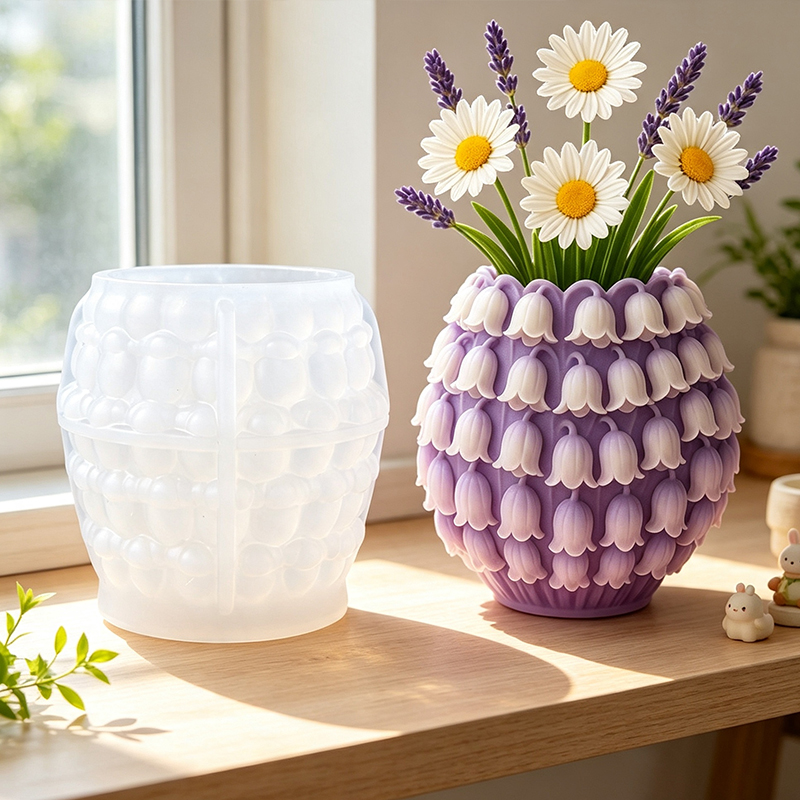 3D Printing Pot - 3D Lelietje-van-dalen Vaas Siliconen Mal DIY