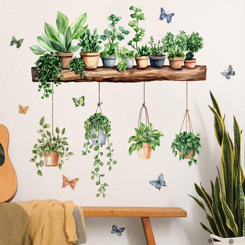 3D Printing Pot - 3D potplanten wanddecoratie, groene botanische tropische