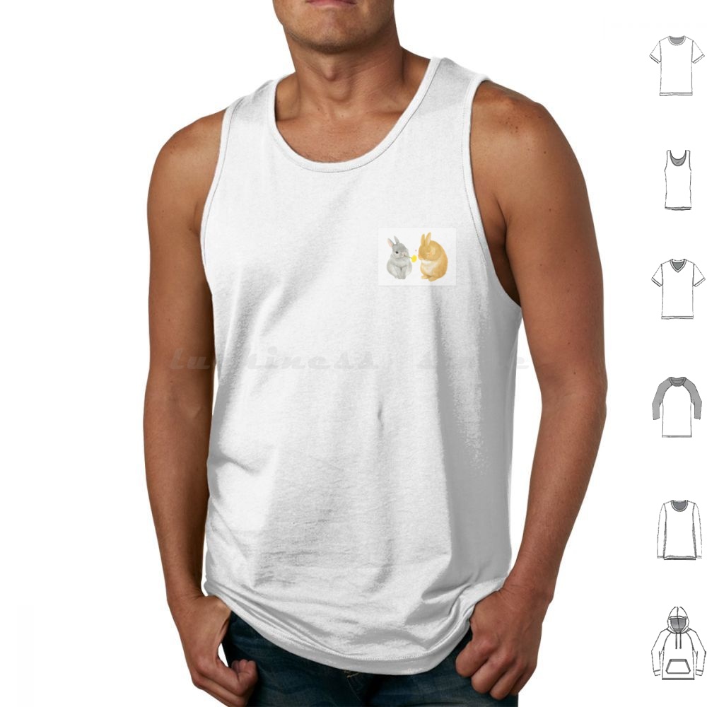 3D Printing Rabbit - Konijn Art Tank Tops Vest Mouwloos