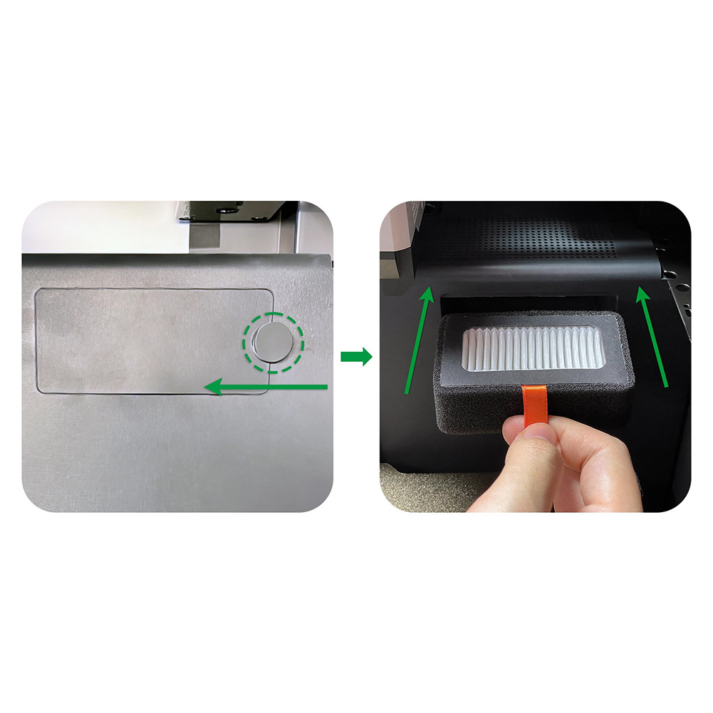3D Printing X1 Carbon - Geactiveerde Koolstof Dubbele Luchtfilter Set 2
