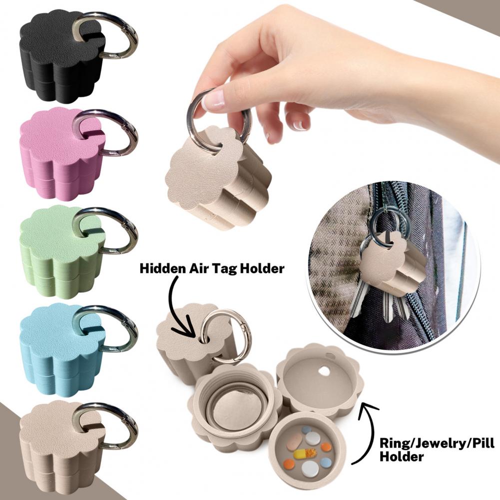 3D Printing Stainless Steel - Sleutelhanger Pillendoosje Waterdichte Compacte Mini Houder