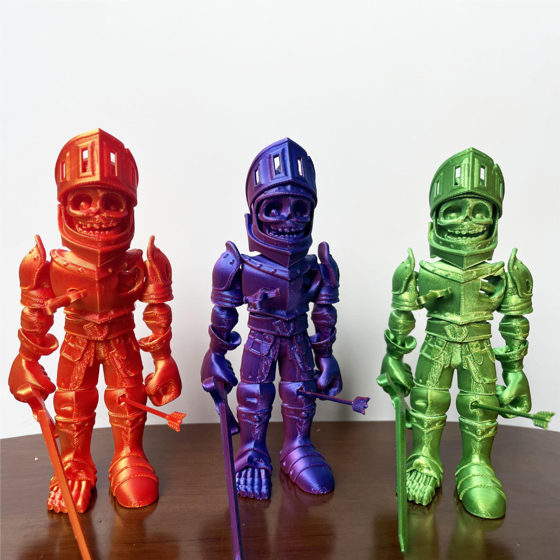 3D Printing Viral - 3D-geprinte virale skelet krijger en zombie
