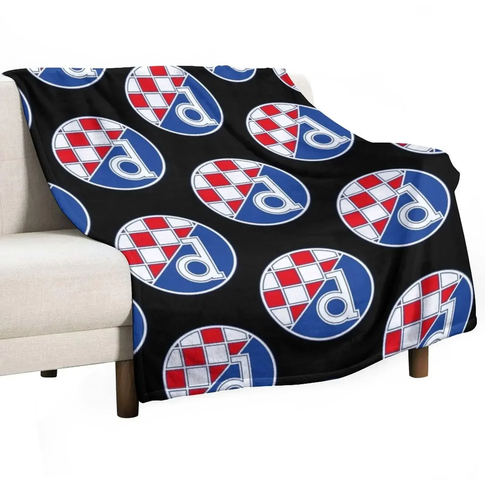 3D Printing Zagreb - Dinamo Zagreb Plaiddekens en dekens Shaggy
