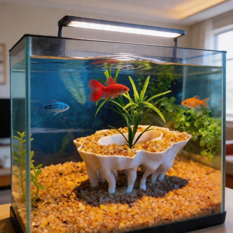 3D Printing Pot - 3D-geprinte aquariumplanten in de vorm van
