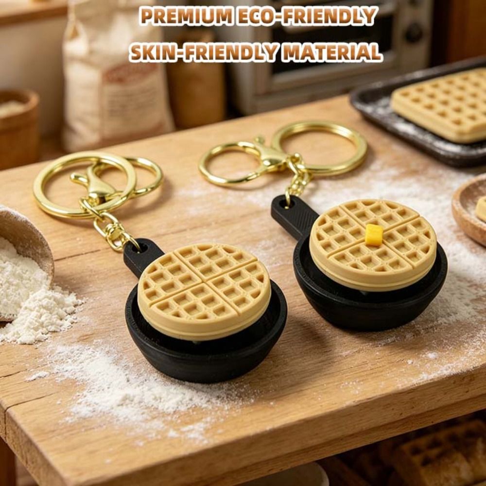 3D Printing Rabbit - Konijnenkoekje Wafelkoekje Sleutelhanger Mini Cartoon PLA