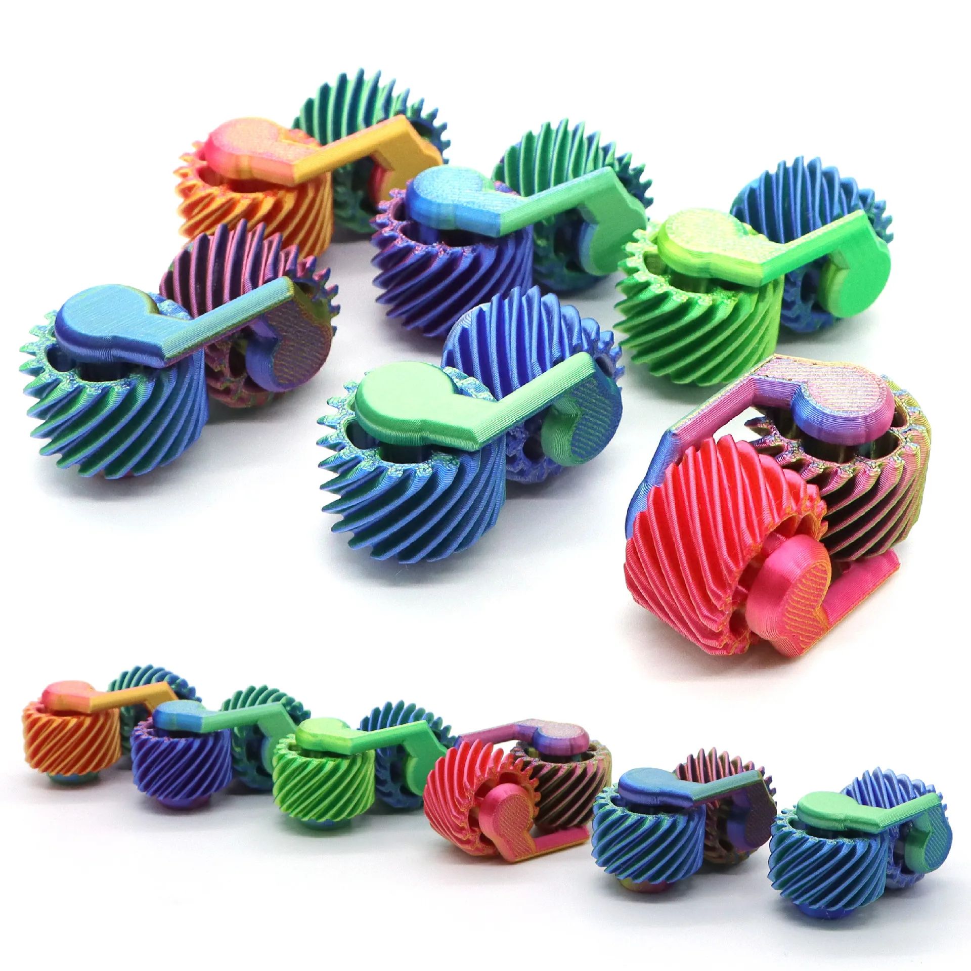 3D Printing Gears - Populaire Fidget 3D Geprinte Vingertop Gear