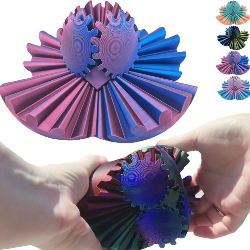 3D-geprinte Gear Ball Spin Dec - 3D Printing Gears recensie en prijs