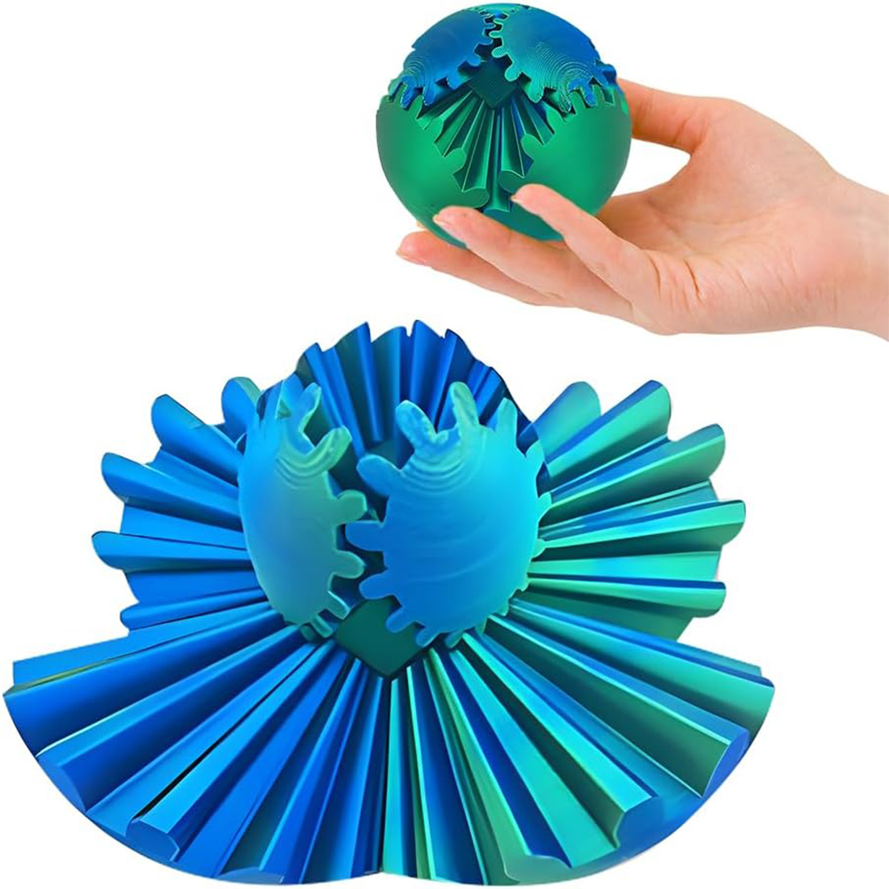 Gear Ball 3D Gedrukt Fidget Sp - 3D Printing Gears recensie en prijs