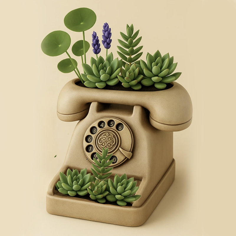 3D Vintage Draaitelefoon Succu - 3D Printing Pot recensie en prijs