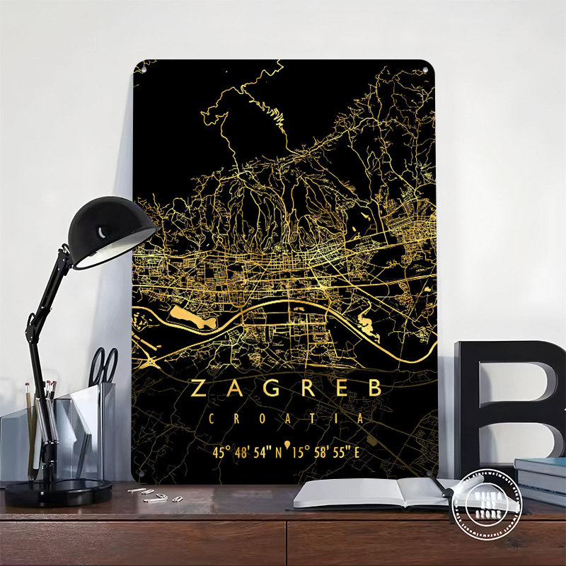 ZAGREB KAART KROATIË 3D Textuu - 3D Printing Zagreb recensie en prijs
