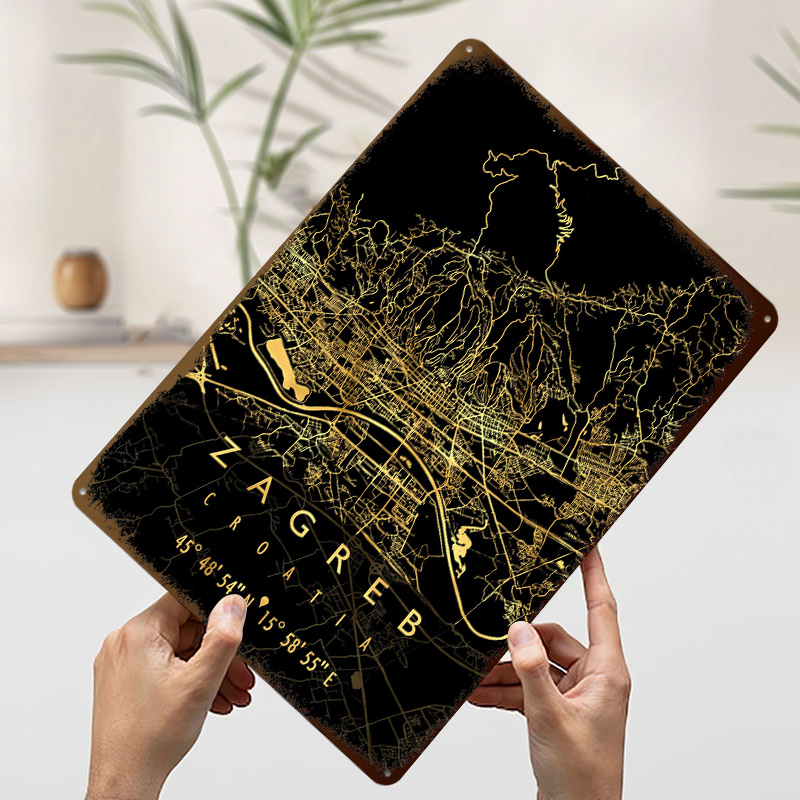 ZAGREB KAART KROATIË 3D Textuu - 3D Printing Zagreb recensie en prijs