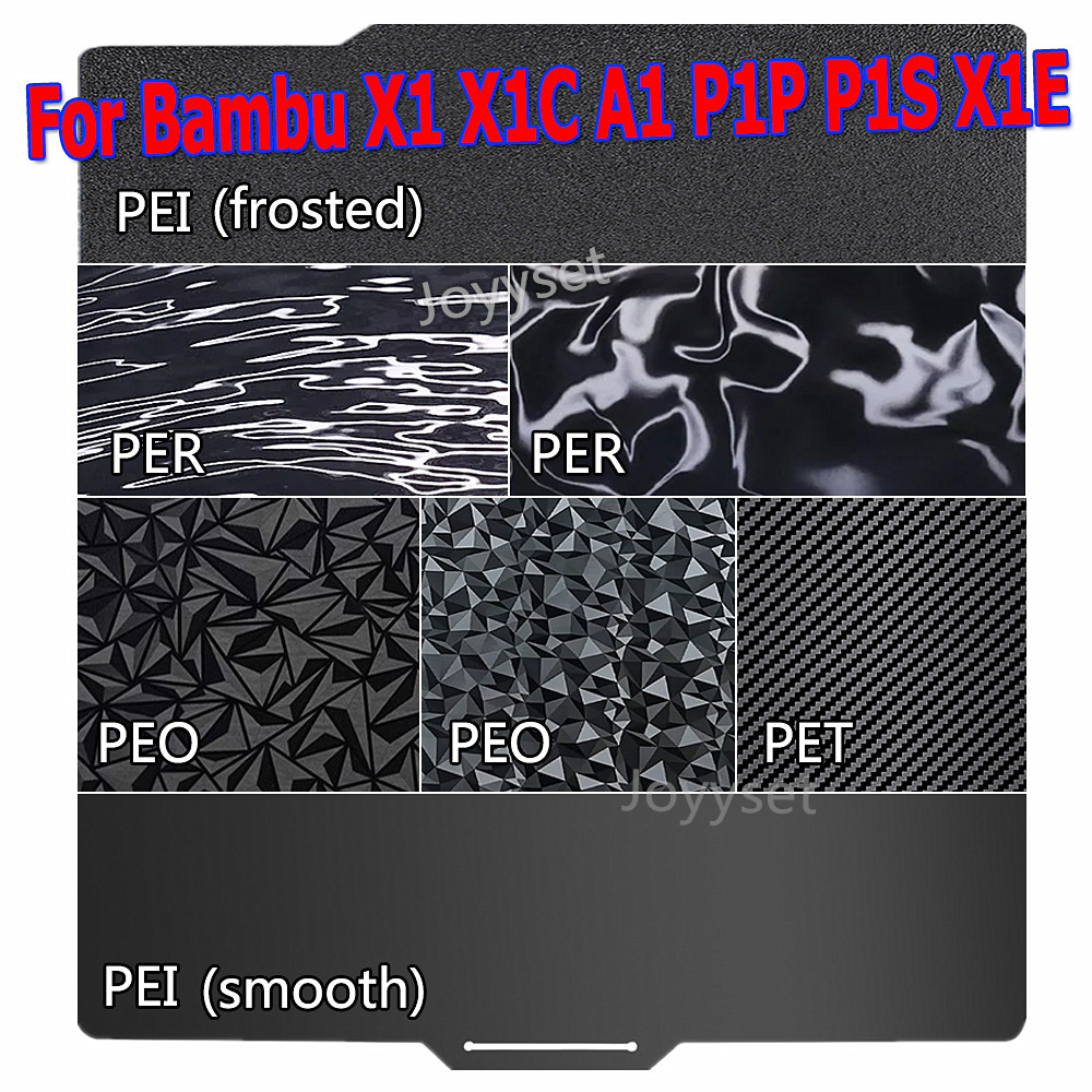 Magnetische verenstaal PEI pla - 3D Printing X1 Carbon recensie en prijs