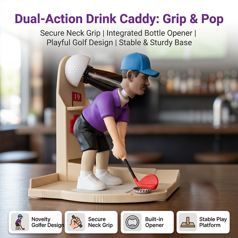 Creatieve golf flesopener 3D g - 3D Printing Stainless Steel recensie en prijs