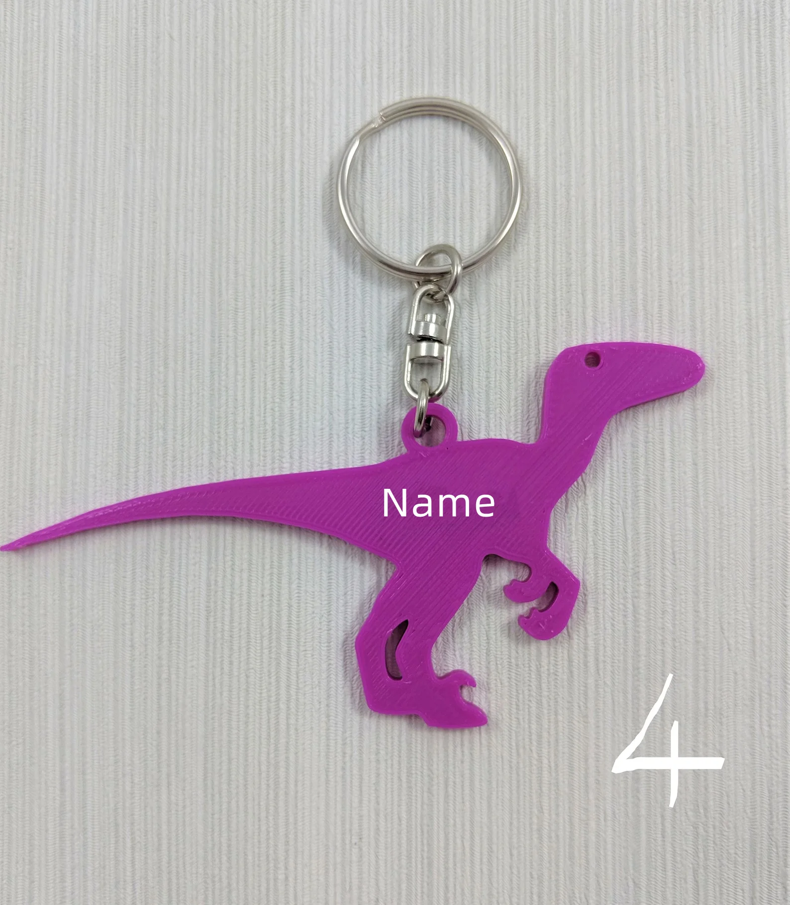 Aangepaste naam sleutelhangers - 3D Printing Stainless Steel recensie en prijs