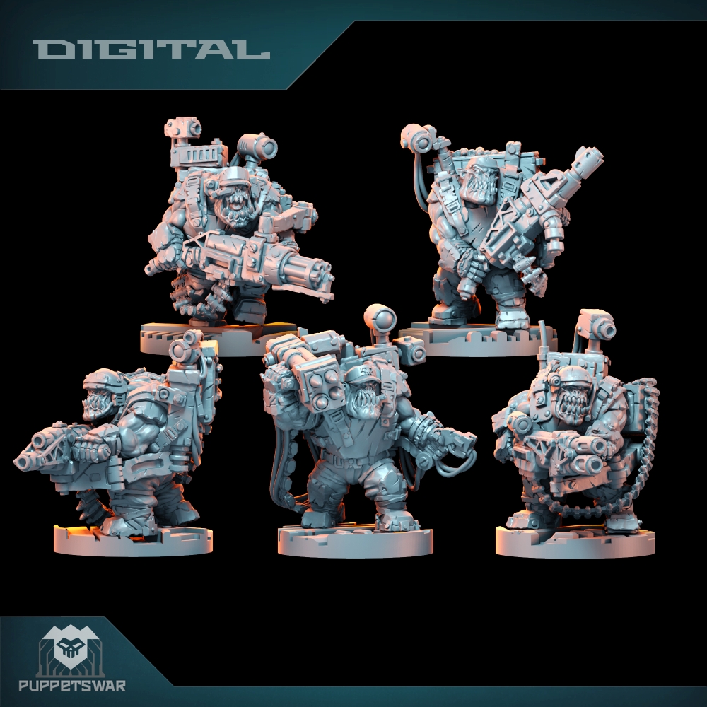 Orc Ultimate Badasses Squad, G - 3D Printing Figure recensie en prijs