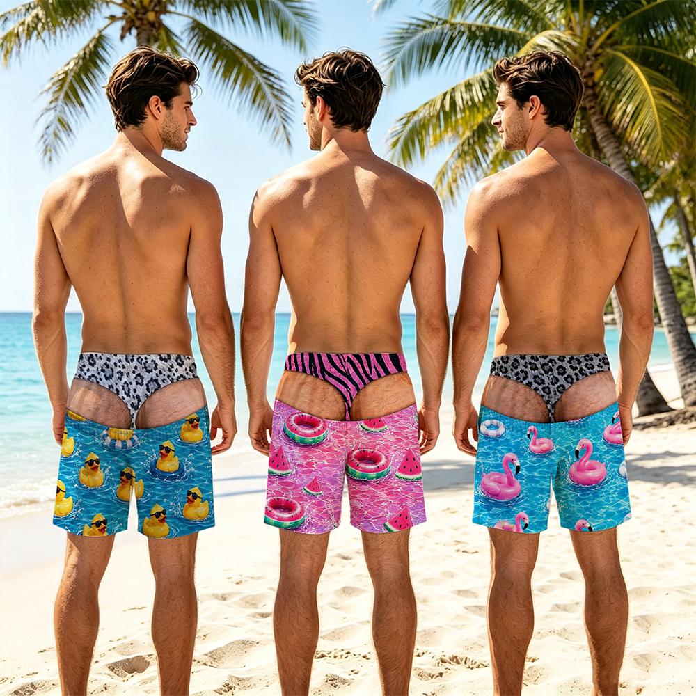 Herren Badeshorts voor strandf - 3D Printing Viral recensie en prijs