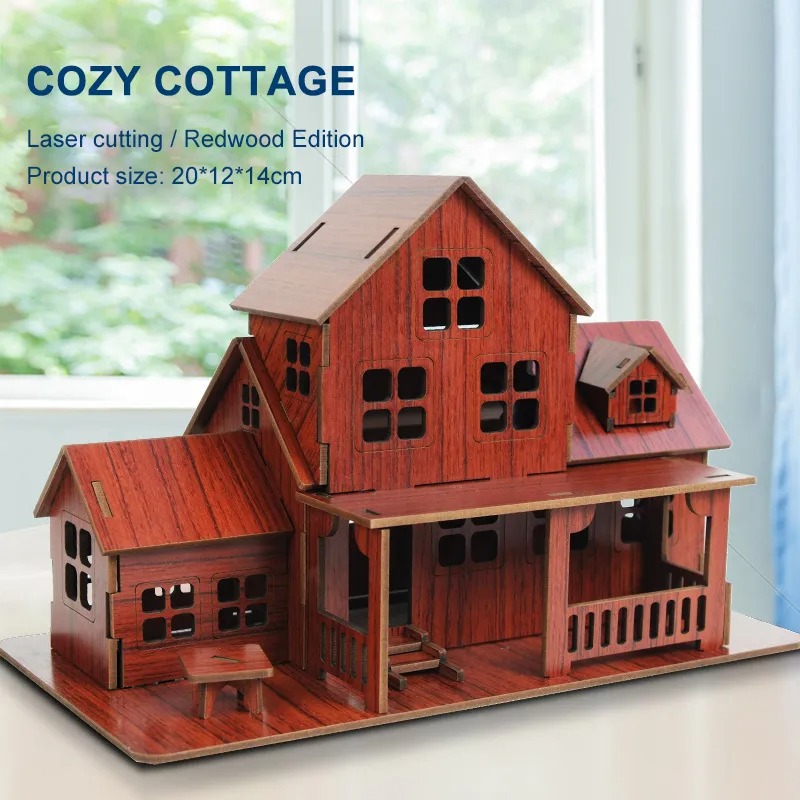 3D Houten puzzelmodel GamesCoz - 3D Printing House recensie en prijs