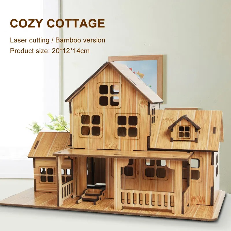 3D Houten puzzelmodel GamesCoz - 3D Printing House recensie en prijs