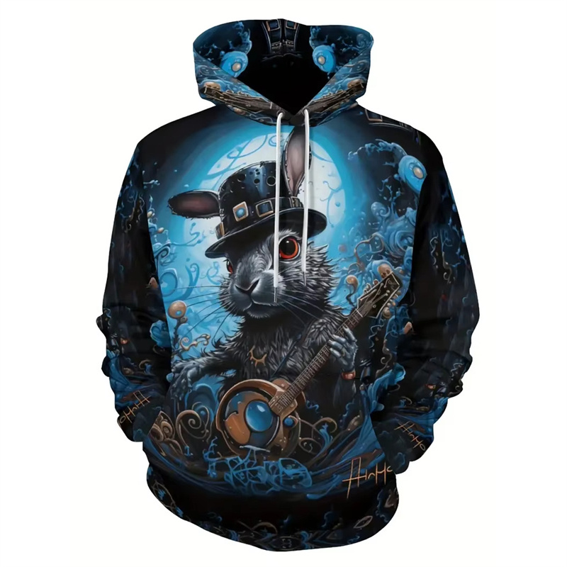 Santa Claus Cat Pattern Hoodie - 3D Printing Rabbit recensie en prijs