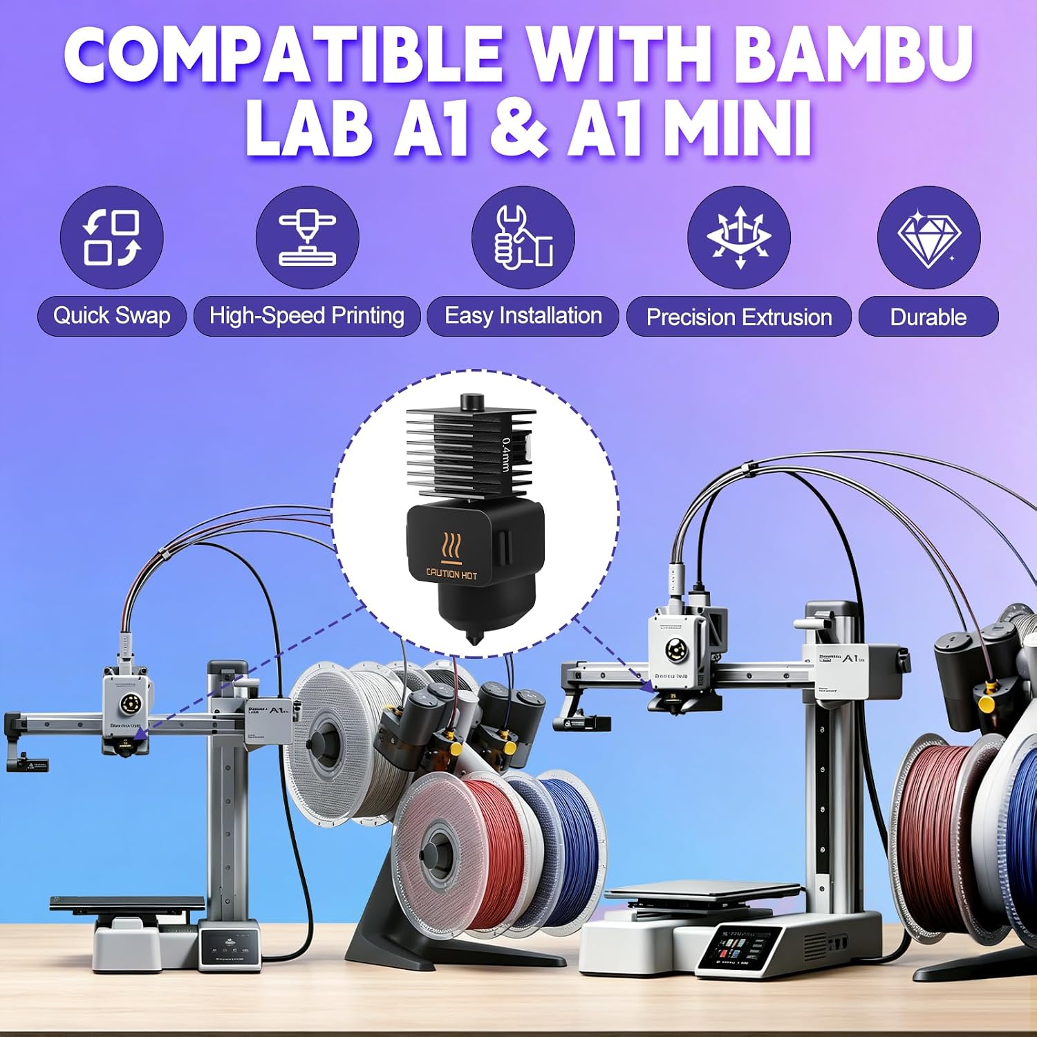 3D-printaccessoires A1/A1 Mini - 3D Printing Stainless Steel recensie en prijs