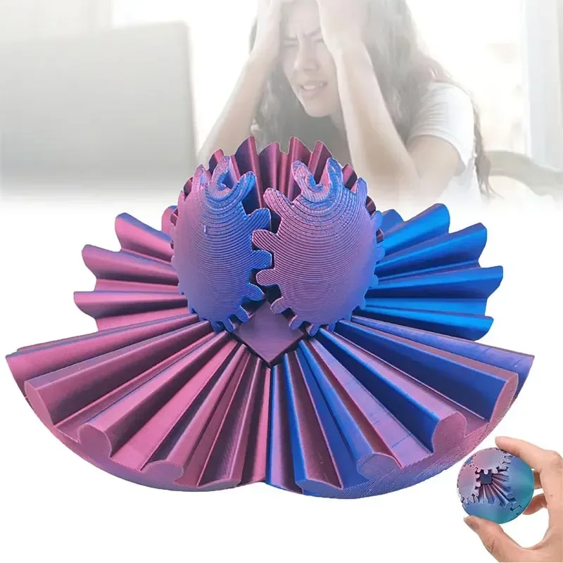3D-geprinte uitrustingsbal Spi - 3D Printing Gears recensie en prijs