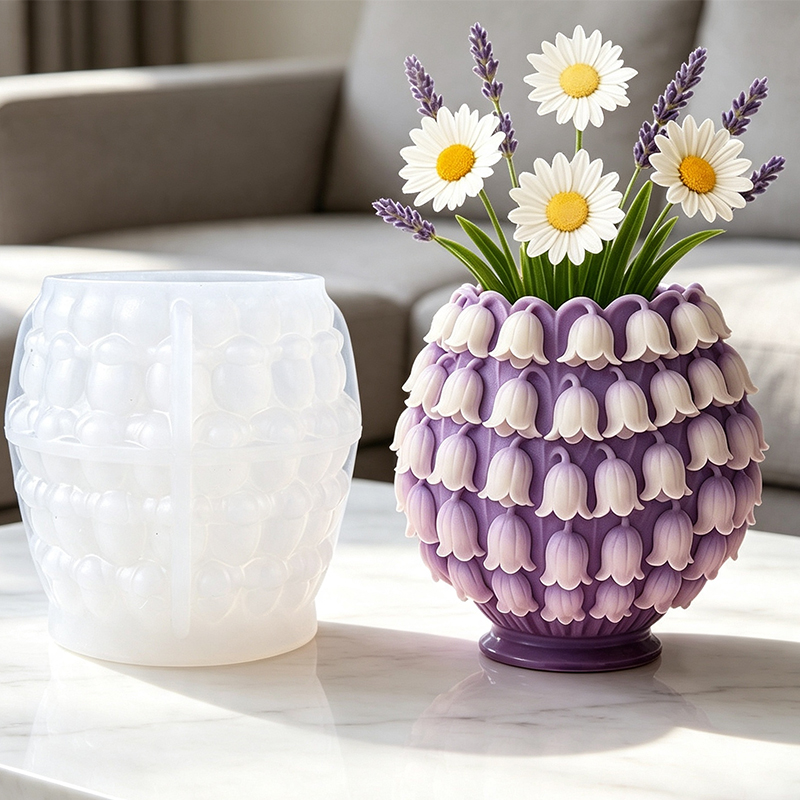 3D Lelietje-van-dalen Vaas Sil - 3D Printing Pot recensie en prijs