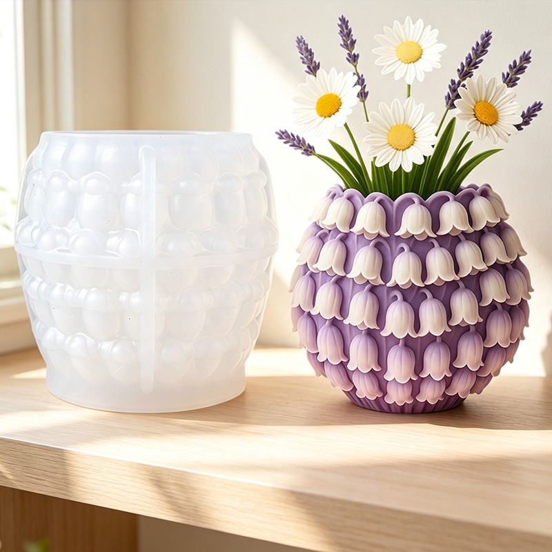 3D Lelietje-van-dalen Vaas Sil - 3D Printing Pot recensie en prijs