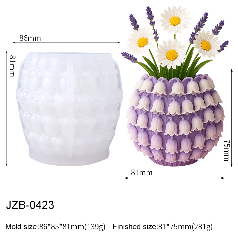 3D Lelietje-van-dalen Vaas Sil - 3D Printing Pot recensie en prijs