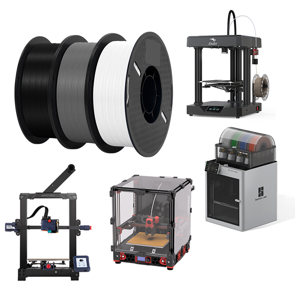 5KG Mix Kleuren PLA filament 1 - 3D Printing Nylon recensie en prijs