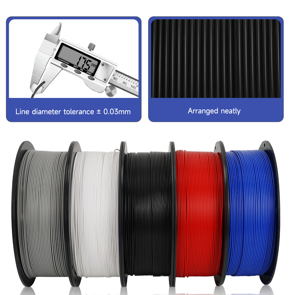 5KG Mix Kleuren PLA filament 1 - 3D Printing Nylon recensie en prijs