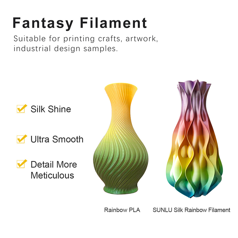 SUNLU SILK PLA 3D-filament 1,7 - 3D Printing Nylon recensie en prijs