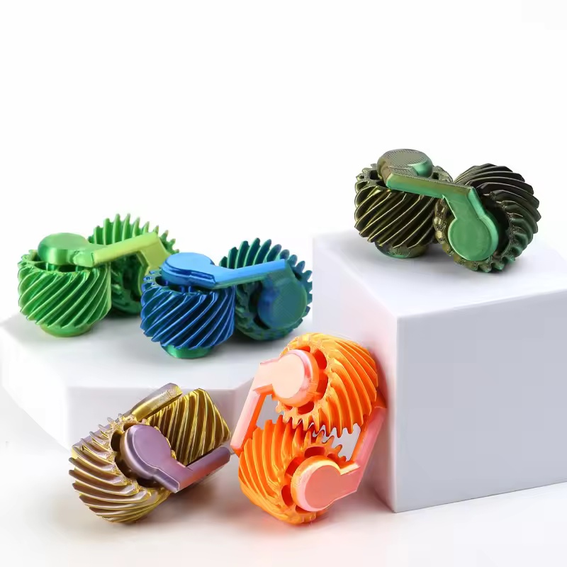 3D Geprinte Fidget Spinner Vin - 3D Printing Gears recensie en prijs