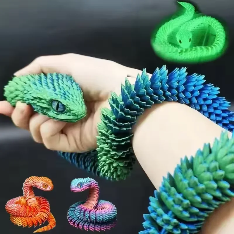 3D-geprinte slang beweegbaar g - 3D Printing Figure recensie en prijs