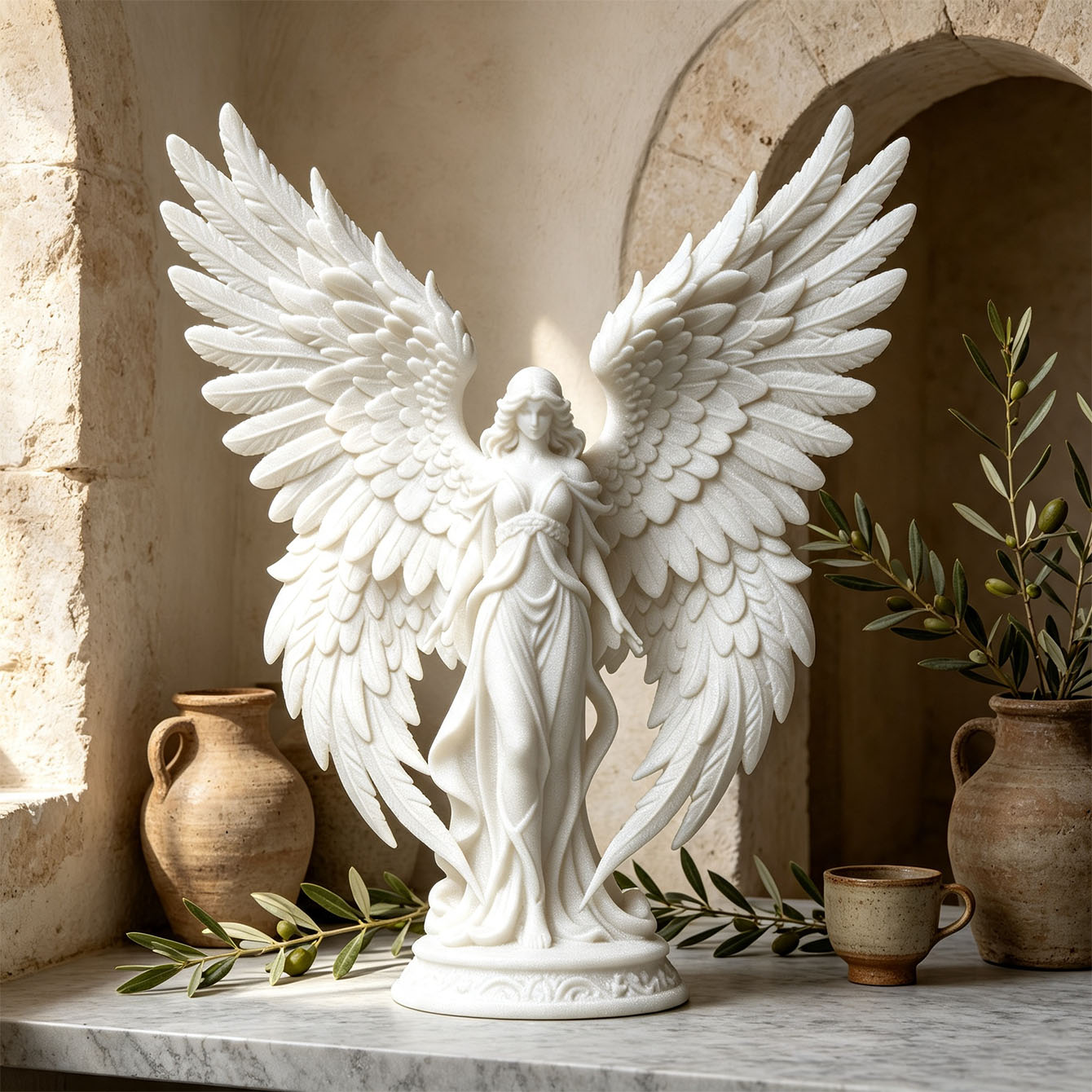 Licht Luxe 3D Geprint Engel Go - 3D Printing Ultem recensie en prijs