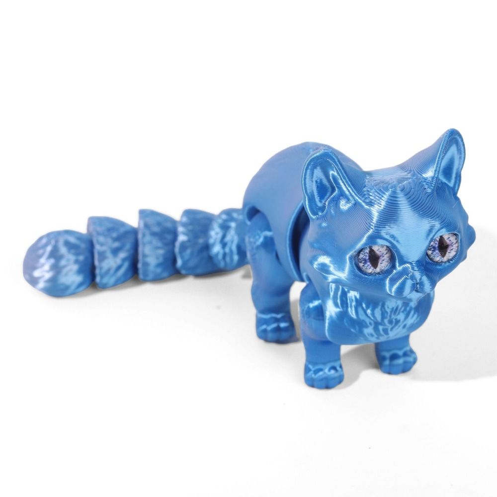 Grote ogen 3D-geprint kattenmo - 3D Printing Figure recensie en prijs