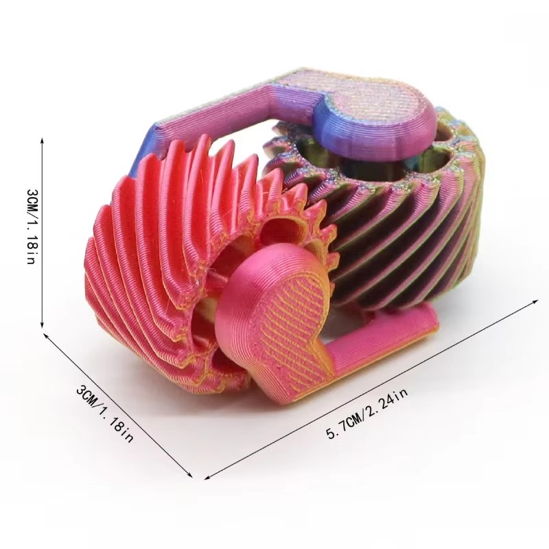 1PCS 3D Gedrukt Fidget Spinner - 3D Printing Gears recensie en prijs
